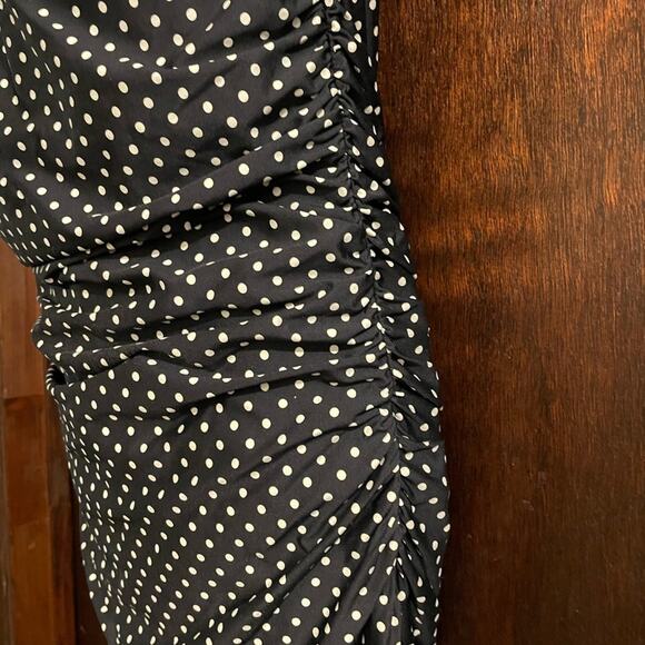 Old Navy Brand Women's XL Black & White Polka Dot One Piece Swimsuit Flattering - Picture 5 of 8
